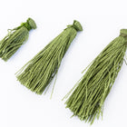Olive Medium Silk Tassel (1”-1.25”) #TAB026-General Bead