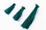 Emerald Medium Silk Tassel (1”-1.25”) #TAB028-General Bead
