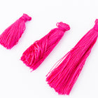 Pink Small Silk Tassel (0.5”-0.75”) #TAA029-General Bead