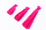 Pink Medium Silk Tassel (1”-1.25”) #TAB029-General Bead