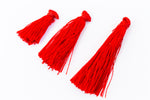 Red Large Silk Tassel (1.5”-1.75”) #TAC030-General Bead