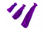 Purple Small Silk Tassel (0.5”-0.75”) #TAA032-General Bead