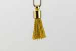 17mm-20mm Gold and Gold Tassel #TAA008-General Bead