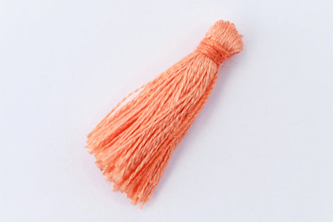 Coral Small Silk Tassel (0.5”-0.75”) #TAA022-General Bead
