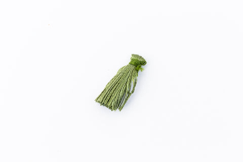 Olive Small Silk Tassel (0.5”-0.75”) #TAA026-General Bead
