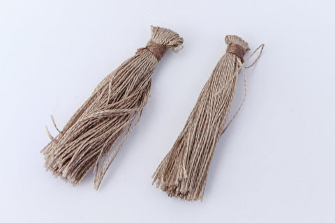Gray Medium Silk Tassel (1”-1.25”) #TAB018-General Bead