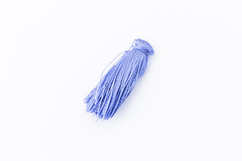 Sapphire Medium Silk Tassel (1”-1.25”) #TAB025-General Bead