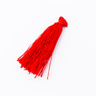 Red Medium Silk Tassel (1”-1.25”) #TAB030-General Bead