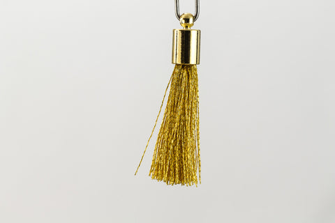 27mm- 30mm Gold and Gold Tassel #TAC008-General Bead