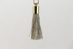 27mm- 30mm Gold and Grey Tassel #TAC009-General Bead