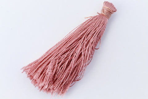 Dusty Rose Large Silk Tassel (1.5”-1.75”) #TAC021-General Bead