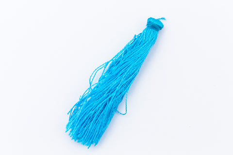 Turquoise Large Silk Tassel (1.5”-1.75”) #TAC027-General Bead