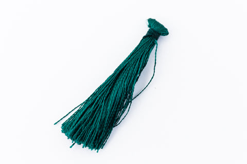 Emerald Large Silk Tassel (1.5”-1.75”) #TAC028-General Bead