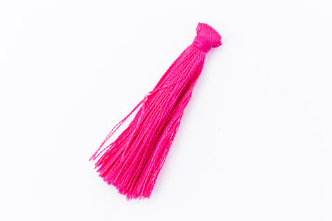 Pink Large Silk Tassel (1.5”-1.75”) #TAC029-General Bead