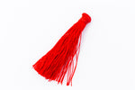 Red Large Silk Tassel (1.5”-1.75”) #TAC030-General Bead