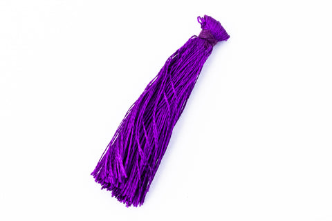 Purple Large Silk Tassel (1.5”-1.75”) #TAC032-General Bead