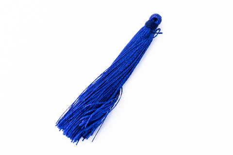 Blue Large Silk Tassel (1.5”-1.75”) #TAC033-General Bead