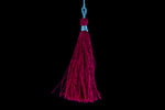2" Dark Red Silk Tassel #TAS029-General Bead