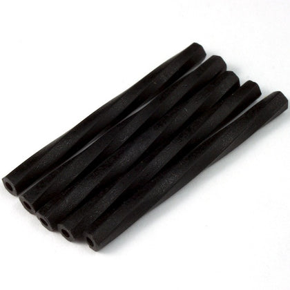 30mm Matte Black Twist Bugle (10 Gm, 40 Gm, 1/2 Kilo) #TBF002-General Bead