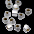 5/0 Matte Silver Lined Crystal Miyuki Triangle Seed Bead-General Bead