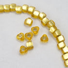 5/0 Silver Lined Gold Miyuki Triangle Seed Bead-General Bead
