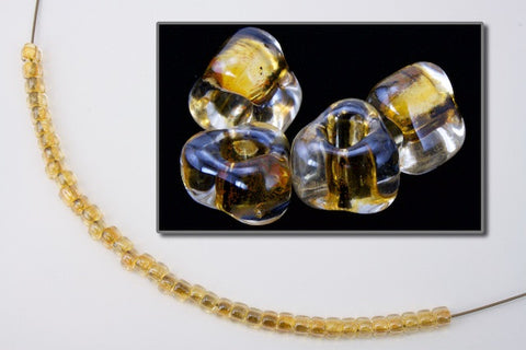 5/0 Champagne Lined Crystal Miyuki Triangle Seed Bead (20 gram) #TC1107-General Bead