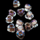 5/0 Lined Crystal Shimmer Salmon AB Miyuki Triangle Seed Bead-General Bead