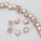 5/0 Lined Crystal Shimmer Salmon AB Miyuki Triangle Seed Bead-General Bead
