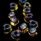5/0 Lined Champagne Lavender AB Miyuki Triangle Seed Bead-General Bead