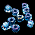 5/0 Aqua Lined Shimmer Sky Blue AB Miyuki Triangle Seed Bead-General Bead