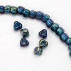 5/0 Grey-Green Lined Shimmer Blue AB Miyuki Triangle Seed Bead-General Bead