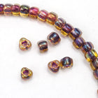 5/0 Lavender Lined Gold AB Miyuki Triangle Seed Bead-General Bead
