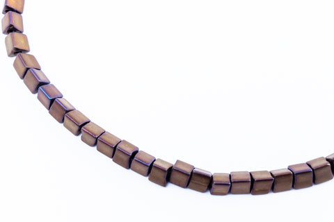 5/0 Matte Metallic Dark Raspberry AB Miyuki Sharp Triangle Seed Bead #TC2005-S-General Bead