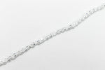 8/0 White Lined Crystal Miyuki Triangle Seed Bead (20 Gm, 250 Gm) #TD1104