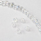 8/0 Crystal AB Miyuki Triangle Seed Bead-General Bead