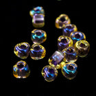 8/0 Lavender Lined Champagne AB Miyuki Triangle Seed Bead-General Bead