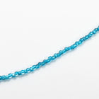 8/0 Sparkling Blue Lined Aqua AB Miyuki Triangle Seed Bead (20 Gm, 250 Gm) #TD1823