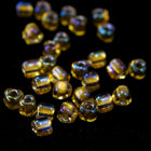 10/0 Gold Lined Shimmer AB Miyuki Triangle Seed Bead (20 Gm) TE1126M-General Bead