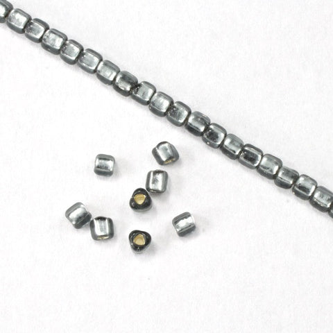 10/0 Silver Lined Grey Miyuki Triangle Seed Bead (20 Gm) #TE1805-General Bead