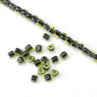 10/0 Black Lined Chartreuse Luster Miyuki Triangle Seed Bead (20 Gm) #TE1816M-General Bead
