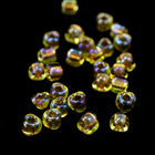 10/0 Gold Lined Chartreuse AB Miyuki Triangle Seed Bead (20 Gm) #TE1817-General Bead