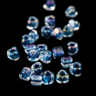10/0 Sky Blue Lined Aqua AB Miyuki Triangle Seed Bead-General Bead