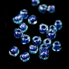 10/0 Blue Lined Aqua Luster Miyuki Triangle Seed Bead (20 Gm) #TE1828-General Bead
