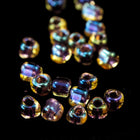 10/0 Lavender Lined Gold AB Miyuki Triangle Seed Bead (20 Gm) #TE1839-General Bead