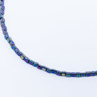 10/0 Metallic Blue Iris Miyuki Sharp Triangle Seed Bead #TE455-S-General Bead