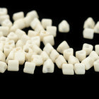 11/0 Matte Cream Toho Triangle Seed Bead (20 Gm) #TF0762