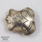 20mm Thai Sterling Silver Frog Bead-General Bead