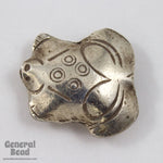 20mm Thai Sterling Silver Frog Bead-General Bead