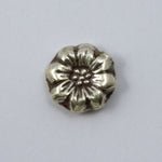 13mm Thai Sterling Silver Flower Bead-General Bead