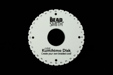 4.25” Round Kumihimo Plate #TLA040-General Bead